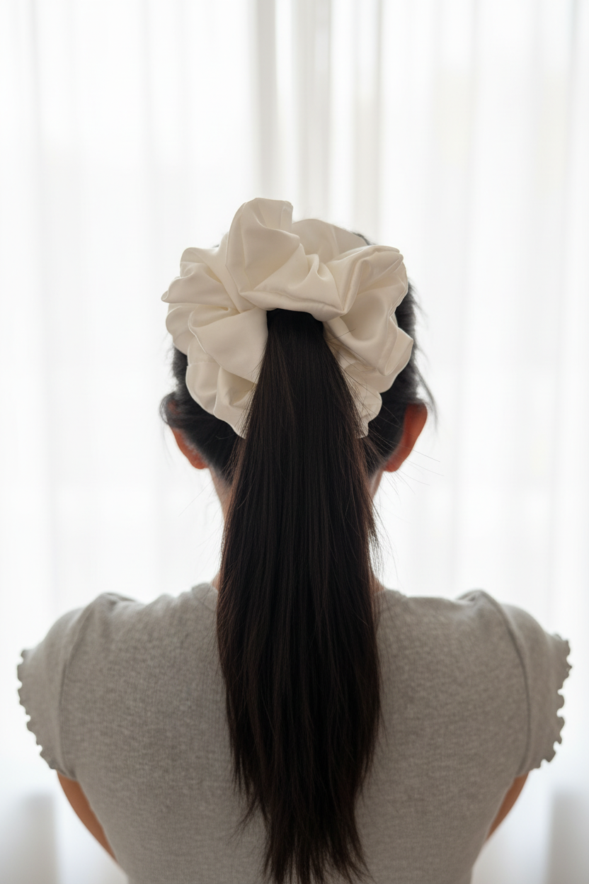 Peachy Hug Scrunchie
